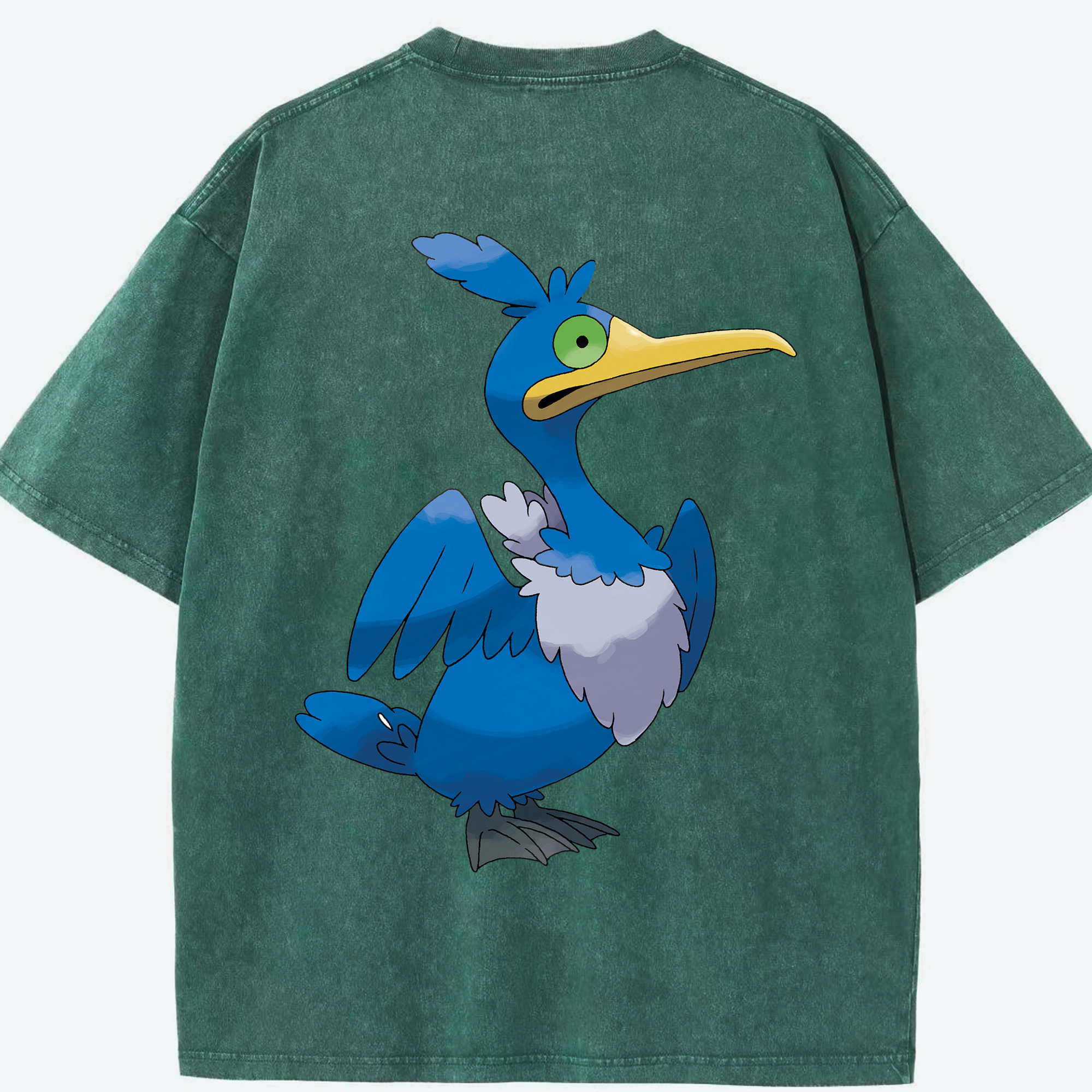 （画像用） ポケットモンスター Pokémon 綿100% ヴィンテージ風 半袖Tシャツ（背面プリント）